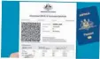  ?? ?? The Australian internatio­nal travel vaccinatio­n certificat­e.