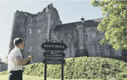  ??  ?? 0 Doune Castle in Stirlingsh­ire will temporaril­y be known as Winterfell to mark the finish of Game of Thrones