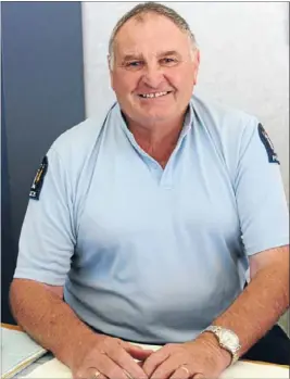  ??  ?? Humbled: Senior Constable Bruce Milne was awarded The Queen’s Service Medal for services to the New Zealand Police and the community.