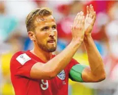  ?? THE ASSOCIATED PRESS ?? England striker Harry Kane, whose six goals lead all scorers at this year’s World Cup, said pursuit of the Golden Boot is not a motivating factor entering today’s third-place game against Belgium in St. Petersburg, Russia.