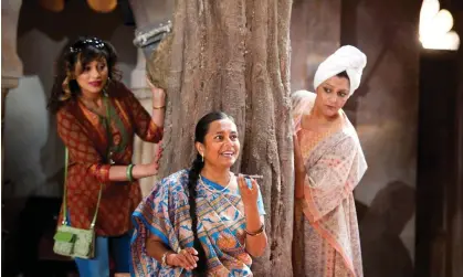  ?? ?? Chetna Pandya, Bharti Patel and Meera Syal the 2012 RSC production of Much Ado About Nothing. Photograph: Tristram Kenton/The Guardian