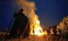  ?? ?? The Beltane festival at Butser Ancient Farm in Hampshire. Photograph: Andrew Matthews/PA