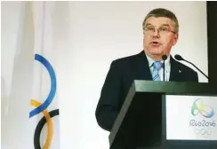  ?? Foto: imago/Xinhua ?? Die Kritik an IOC-Präsident Thomas Bach wird kurz vor Olympia lauter.