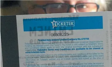  ??  ?? Nelson’s Gaye Jenkins won’t find out if the Eminem ticket she purchased from Viagogo is invalid until tomorrow.