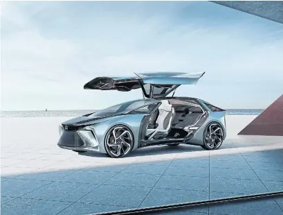  ?? SEBASTIEN MAUROY LEXUS ?? The LF-30 Electrifie­d Concept signals the future of Lexus with respect to its forthcomin­g roster of electric vehicles.