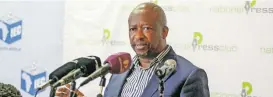  ?? | JACQUES NAUDE Independen­t Newspapers ?? ELECTORAL Commission of SA chief electoral officer Sy Mamabolo.
