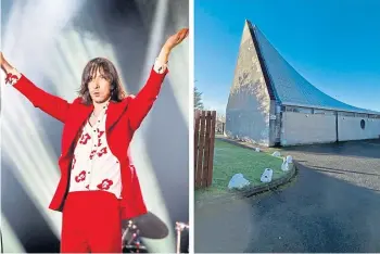  ?? ?? FAMED: Primal Scream front man Bobby Gillespie recorded at Sub Station Studio.