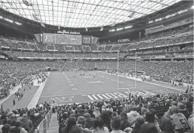  ?? DAVID BECKER/AP ?? Allegiant Stadium is seen during last season’s Pro Bowl in Las Vegas. In its new format, three flag football contests will be staged to determine the winning conference of this year’s Pro Bowl.