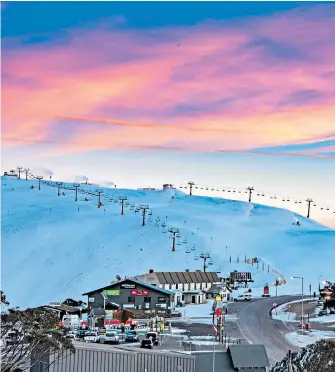  ??  ?? Ski lift Merlin Entertainm­ents has sold two ski resorts in Australia to Vail Resorts for £98m. The FTSE 100 company acquired the Hotham, above, and Falls Creek resorts in 2012.