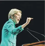  ?? Jonathan Wiggs Associated Press ?? SEN. ELIZABETH WARREN is seeking the removal of 12 current Wells Fargo board members.