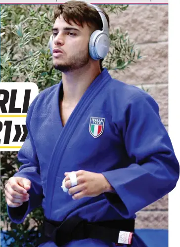  ??  ?? Lo judoka azzurro Fabio Basile, 25 anni, campione olimpico nei 66 kg a Rio 2016