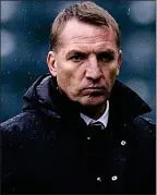  ??  ?? RUEFUL RODGERS: Celtic’s manager in sombre mood after his team’s defeat