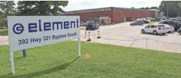  ??  ?? Element could become the first plant in South Carolina to close because of tariffs on Chinese imports.