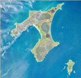  ?? PICTURE / NASA ?? The Chatham Islands are a special place to visit.