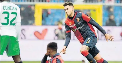  ?? FOTO: - ?? Sanabria puede volver al fútbol italiano tras gustar en el Genoa