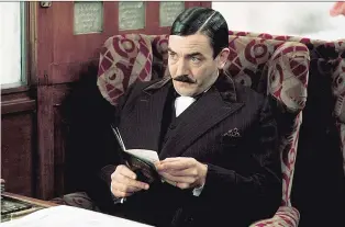  ?? PARaMOUNT PICTURES ?? Albert Finney starred as Hercule Poirot in Murder on the 1974 film Orient Express. Author Agatha Christie reportedly thought Finney’s work was the best portrayal of her detective hero.