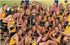  ?? Photo: Ben Drewe ?? The Toowoomba Tigers are looking to win their fourth successive women’s flag in 2018.