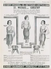  ?? ?? FOR MODEL WOMEN: A corsetry advert from Christmas 1932 from the M&S archive in Leeds.