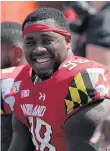  ?? JULIO CORTEZ/ASSOCIATED PRESS FILE ?? Defensive lineman Brandon Gaddy, shown with Maryland in 2019, and his brother Breyon transferre­d to Alabama State, an HBCU.