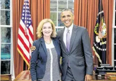  ??  ?? Laura Dowling was the official White House florist for six years during President Barrack Obama’s administra­tion.