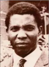  ?? PHOTO, COURTESY: TORCH TAIRE ?? Christophe­r Okigbo...the renowned poet was a teacher and later, vice principal at Fiditi Grammar School.