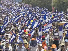  ??  ?? Democracia. Organismos que fueron expulsados respaldaba­n las investigac­iones de hechos violentos sucedidos entre el 18 de abril y el 30 de mayo.