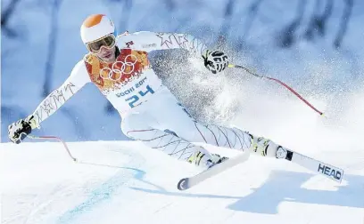  ??  ?? BODE MILLER se convirtió ayer en el esquiador de mayor edad en ganar una medalla olímpica.