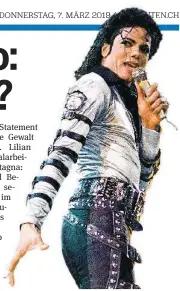  ?? AFP ?? Michael Jackson 1998 auf der Bühne.