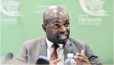  ??  ?? SOLLY Msimanga ended his tenure as Tshwane mayor yesterday, leaving behind a mixed legacy.