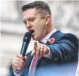  ??  ?? DIVISIVE: English far-right figurehead Tommy Robinson.