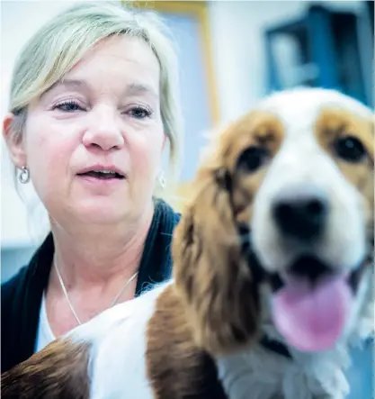  ?? BILD: ANDERS YLANDER ?? Pia Myrseth, hundpsykol­og på Hundens hus i Göteborg.