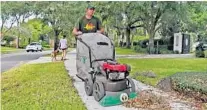  ?? SUN-SENTINEL FILE ?? A new Boca Raton law attempts to restrict the amount of nitrogen and phosphorus being discharged into bodies of water, including by lawn clippings and other yard waste.