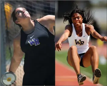  ?? Signal file photos ?? West Ranch track and field’s Natalie Ramirez (left) recently committed to UCLA, while Shelbi Schauble committed to Cal Poly San Luis Obispo. Both are entering their senior years as Wildcats.