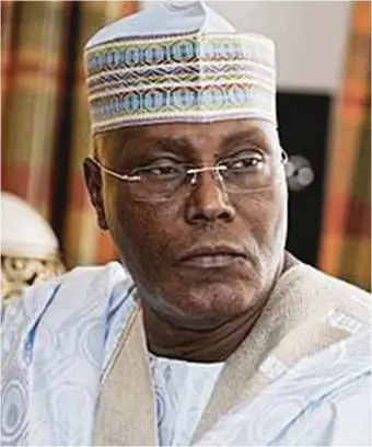  ??  ?? Atiku Abubakar