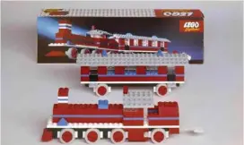  ?? LEGO ?? En 1964 se lanzó el primer tren al que se le movían las llantas.