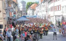  ?? ?? Otto Joos startete den Altstadtst­olperer, bei dem sich 473 Teilnehmer auf die Strecke machten und 2169 Runden absolviert­en. gen.