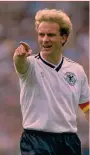  ?? GETTY ?? Kalle Rummenigge con la Germania: ha giocato 3 Mondiali e 2 Europei