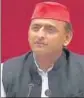  ??  ?? ■ Samajwadi Party national president Akhilesh Yadav