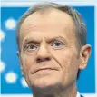  ??  ?? Donald Tusk: president