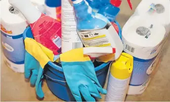  ?? Picture: CLEVELAND CLINIC HEALTH ESSENTIALS ?? Many cleaning agents are readily available and affordable for use.