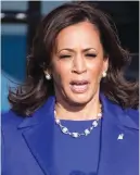  ?? Picture: AFP ?? ALL WOMAN. The new US vice-president, Kamala Harris.