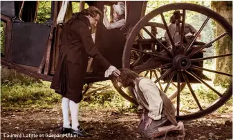  ??  ?? Laurent Lafitte et Gaspard Ulliel