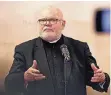  ?? FOTO: DPA ?? Kardinal Reinhard Marx gestern bei der Bischofsko­nferenz.