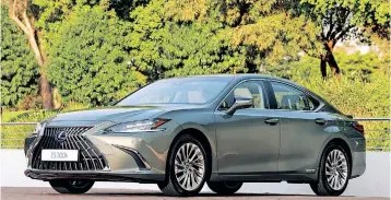  ?? ?? AT LOWER speeds, in the urban jungle, the Lexus ES is a refined experience, with that electric motor making pull-offs whisper quiet. In fact, the whole car feels like a big de-stress zone.