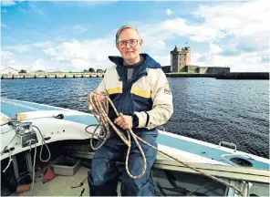  ??  ?? Wilson on the Firth of Tay: he proscribed feuding ‘parties within a party’ but criticised Alex Salmond and Nicola Sturgeon