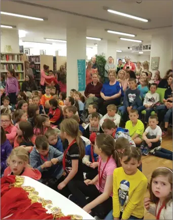  ??  ?? Summer Stars at the ceremony in Community Ballymote Library