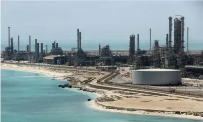  ?? ?? Saudi Aramco's Ras Tanura oil refinery. The oil and gas sector is in flux following Russia’s invasion of Ukraine. Photograph: Ahmed Jadallah/Reuters