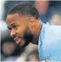  ??  ?? FULL OF PRAISE City and ex-kop star Sterling