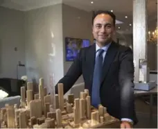  ?? CHRIS SO/TORONTO STAR ?? Developer Sam Mizrahi said this summer that more than 2,000 people have pre-registered for the 416 advertised units in The One.
