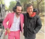  ??  ?? Raúl Gómez, con Gabino Diego